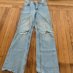 Zara wide leg jeans